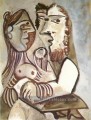 Homme et femme 1971 Cubisme